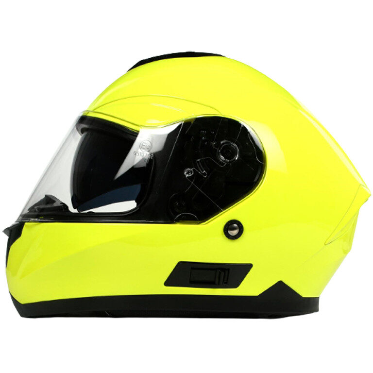 Moto ķivere BHR RIDE, neona dzeltenā krāsā