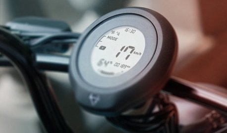 NIU UQi Sport elektriskais motorolleris / MELNS AR SARKANĀM SVĪTRĀM