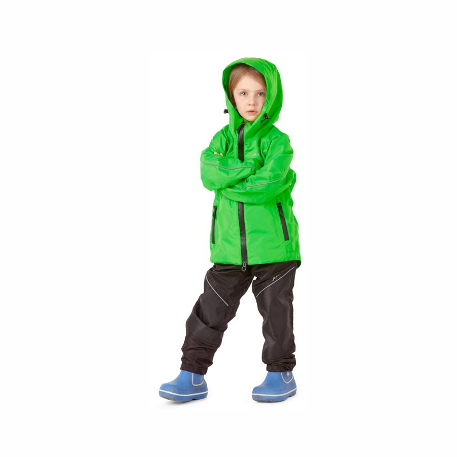 Bērnu lietus - membrānas komplekts (jaka, bikses) Dragonfly EVO Kids GREEN 