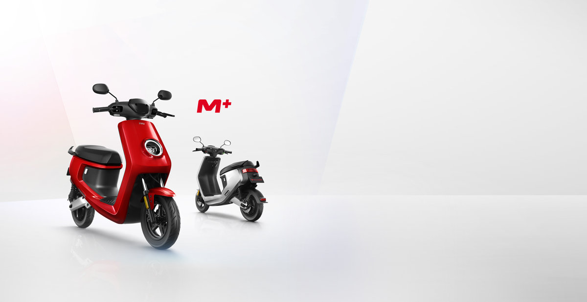 NIU MQi+ Sport elektriskais motorolleris / SARKANS