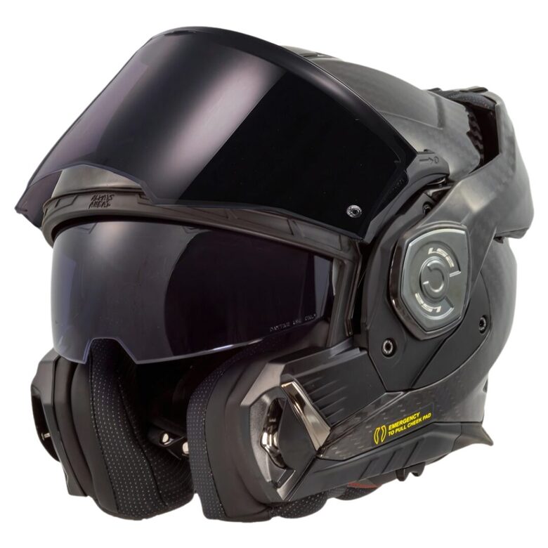 Reversā Moto ķivere LS2 ADVANT X Carbon Melna