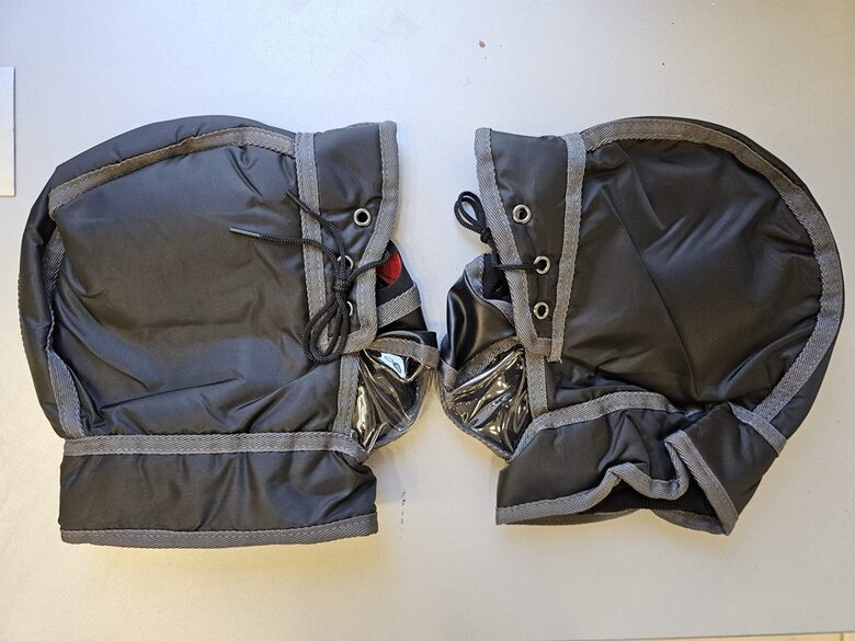 Зимние-весенние велосипедные перчатки-муфты