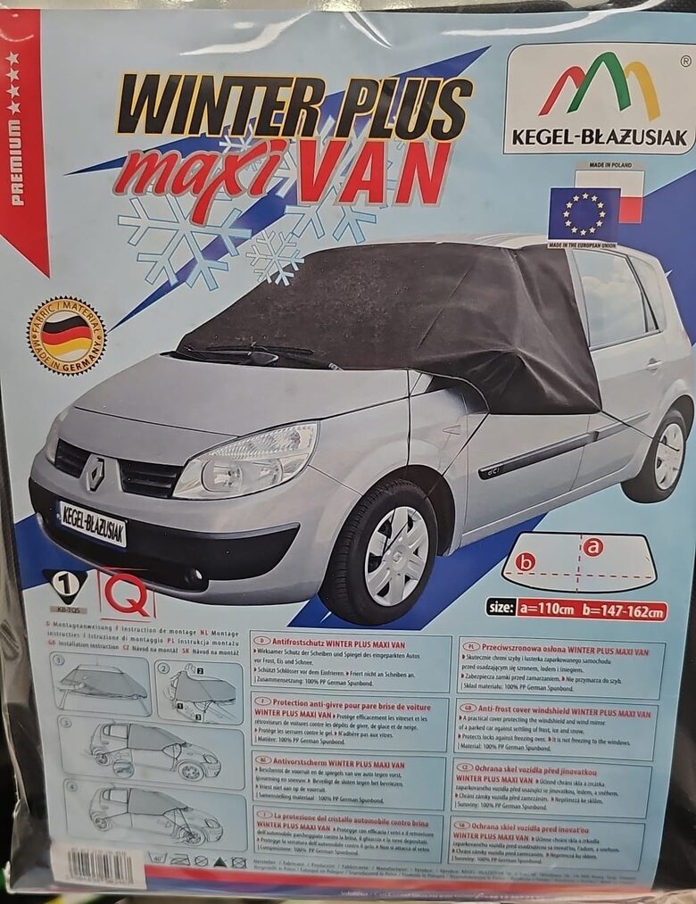 Vējstikla un sānu stiklu pārsegs "Winter Plus Maxi Van"