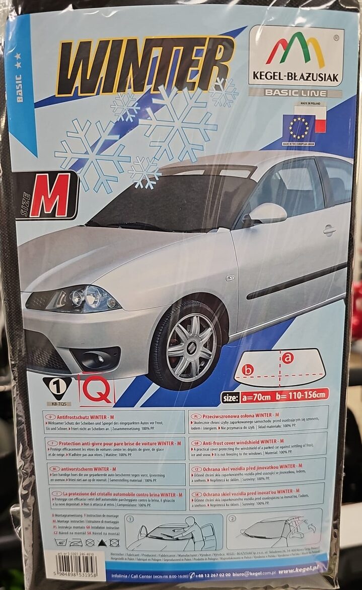 Front windshield cover "Winter", size M