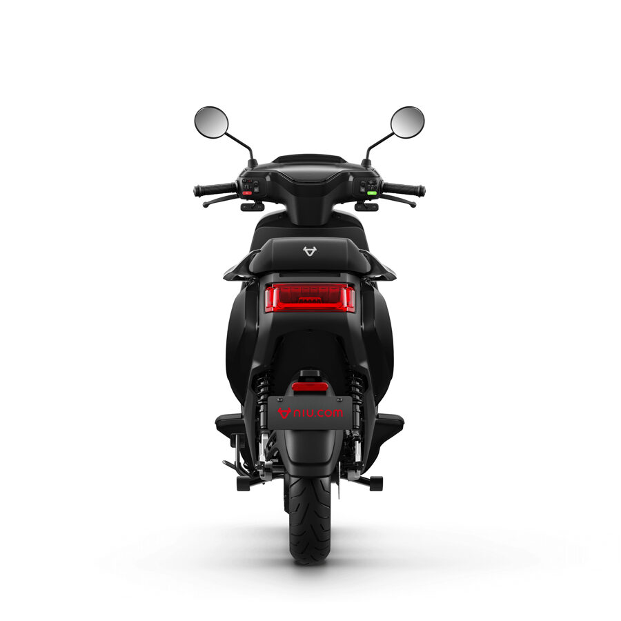 NIU MQi GT EVO elektriskais motorolleris, melns