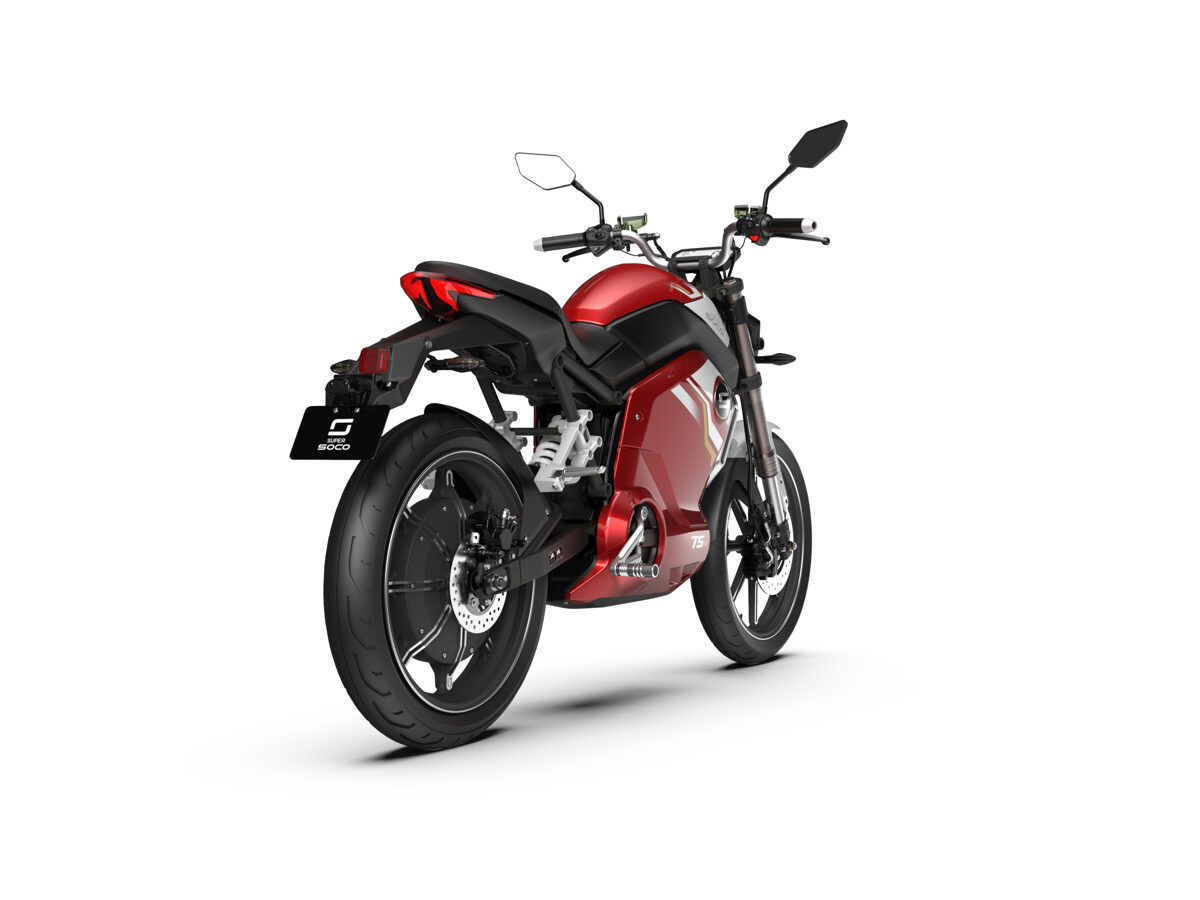 E-motocikls SUPER SOCO TSx