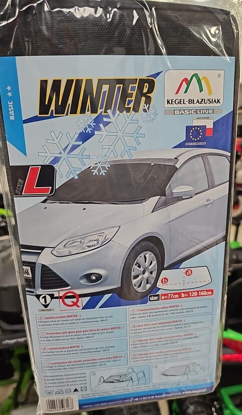Front windshield winter cover "Winter" size L