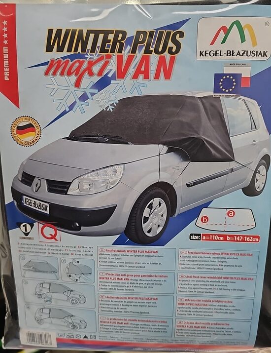 Windshield and side window cover "Winter Plus Maxi Van"