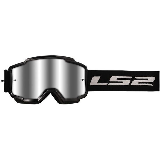 LS2 CHARGER KROSA BRILLES  Melnas ar sudraba vizieri