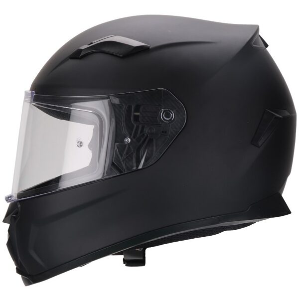 Full face helmet from VITO Helmets, model DUOMO, color MATTE BLACK