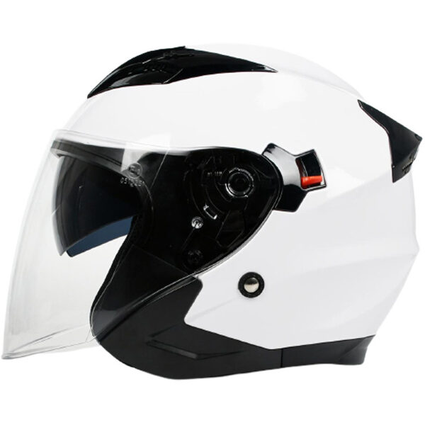 Demi - jet helmet BHR DOUBLE, white