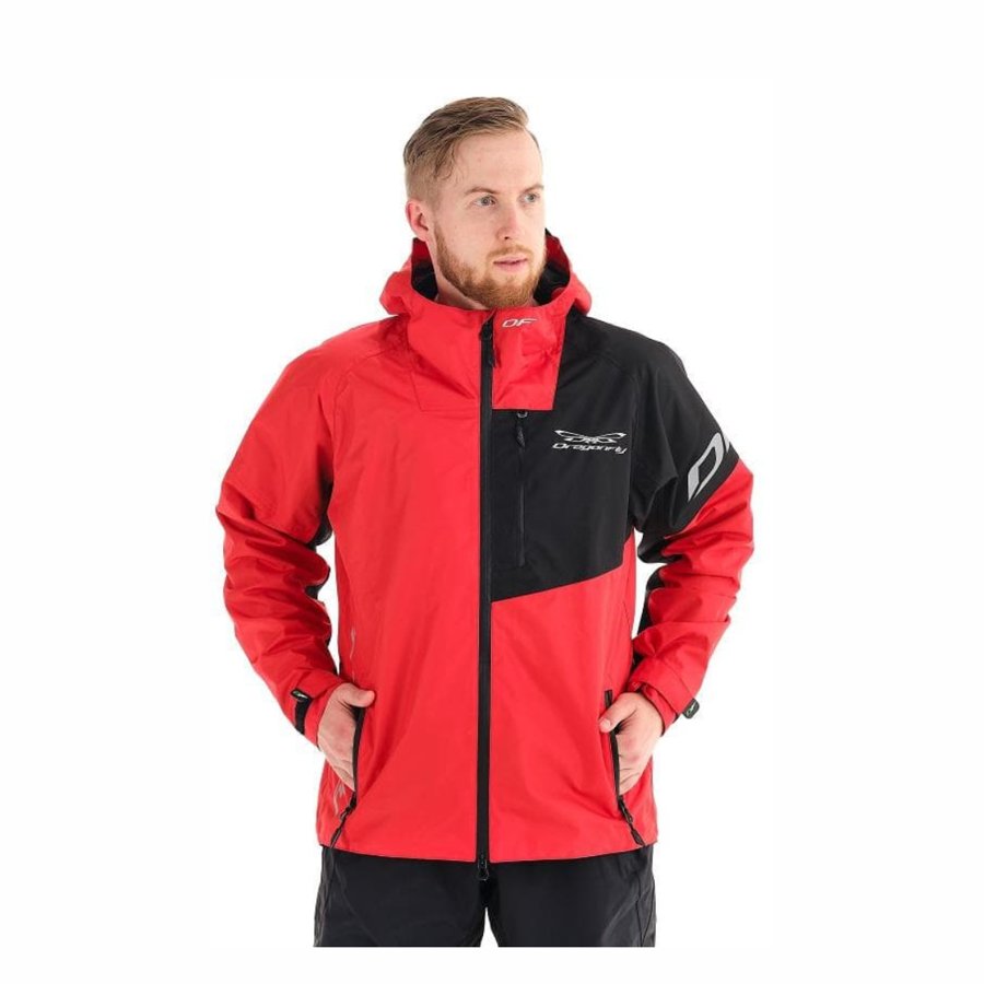 Membrane jacket Dragonfly DF TEAM Red