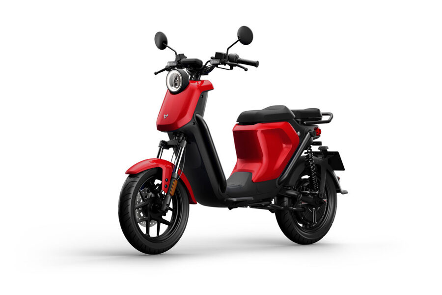 NIU UQi GT elektriskais motorolleris / SARKANS (testa versija), standarta baterija