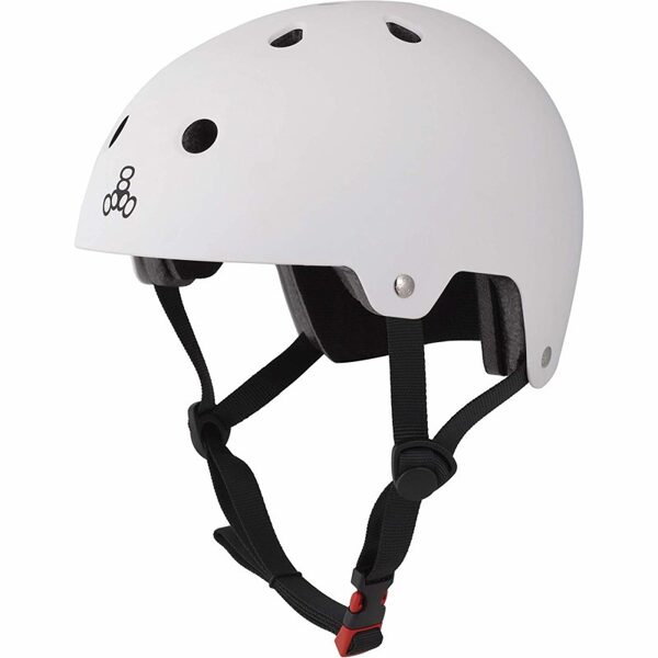 Triple Eight Brainsaver Skate Helmet, white