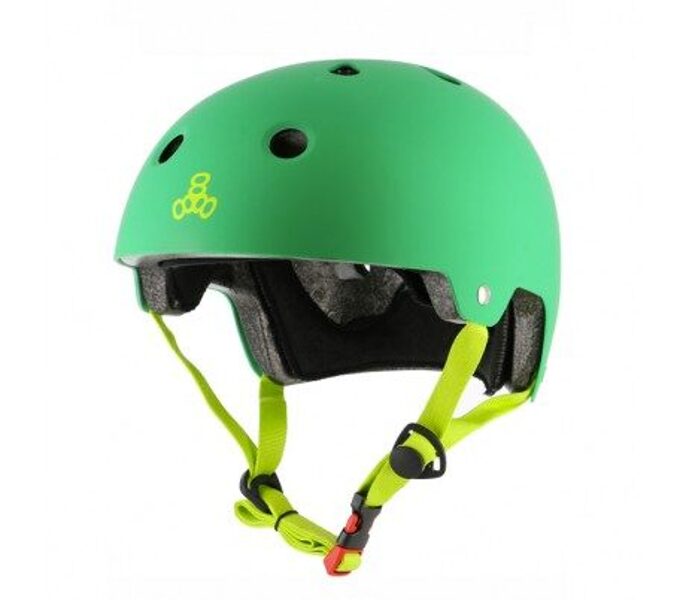 Triple Eight Brainsaver Skate Helmet, green